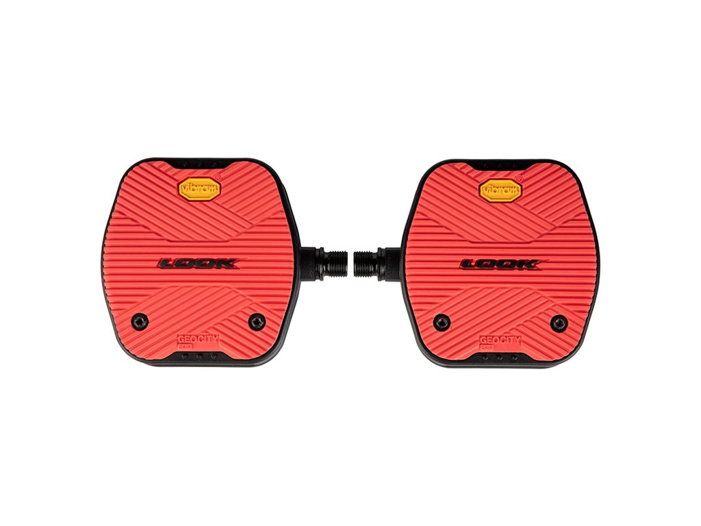 Look Geocity Grip Pedaler Rød