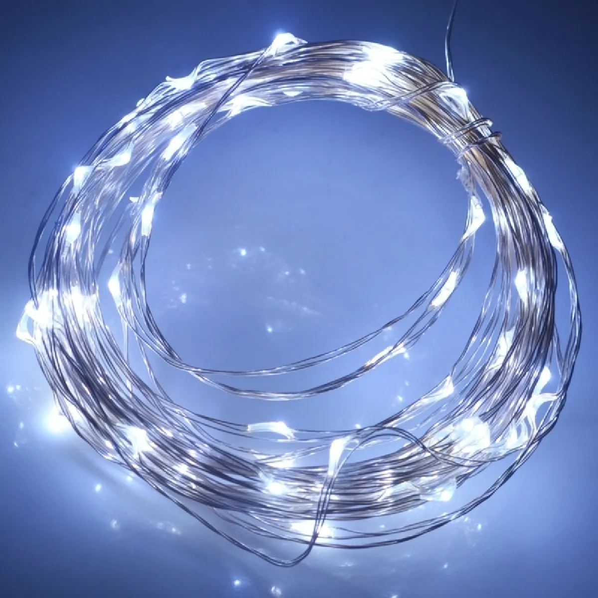 Wewoo Guirlande USB LED 10 m - Argent