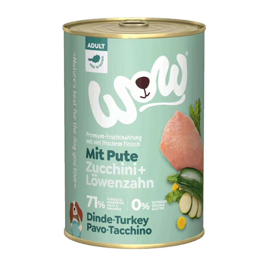 Wow Food Adulto Peru Lata 400g para Cães