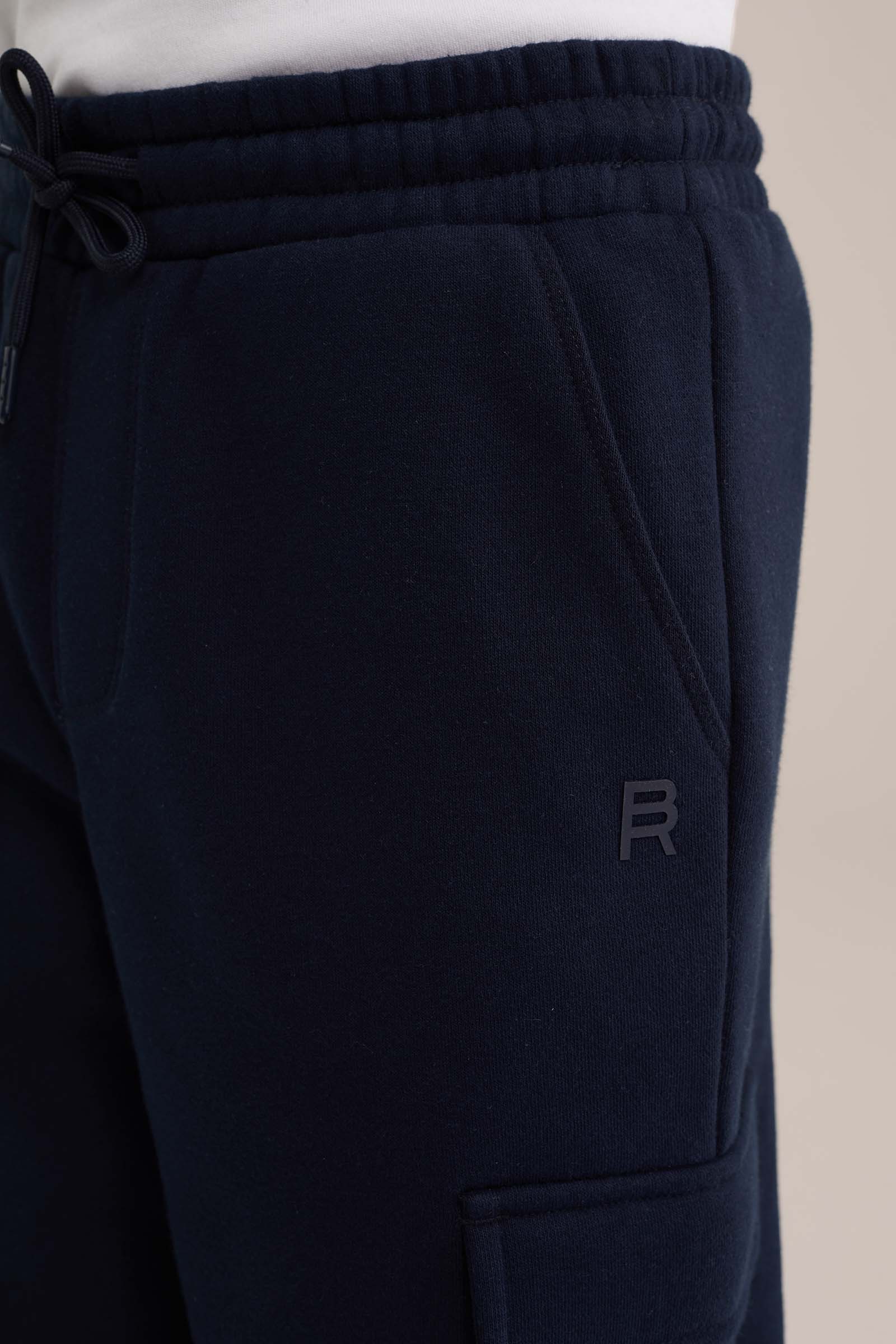 Jongens joggingbroek met cargozakken Blue Ridge Donkerblauw