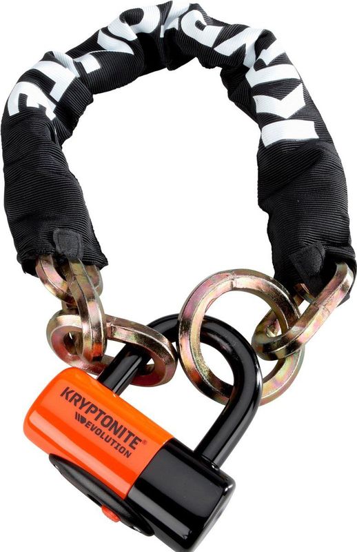 Kryptonite - New York Ultimate - Kettingslot - Zwart - Met Evolution S4 Schijfremslot