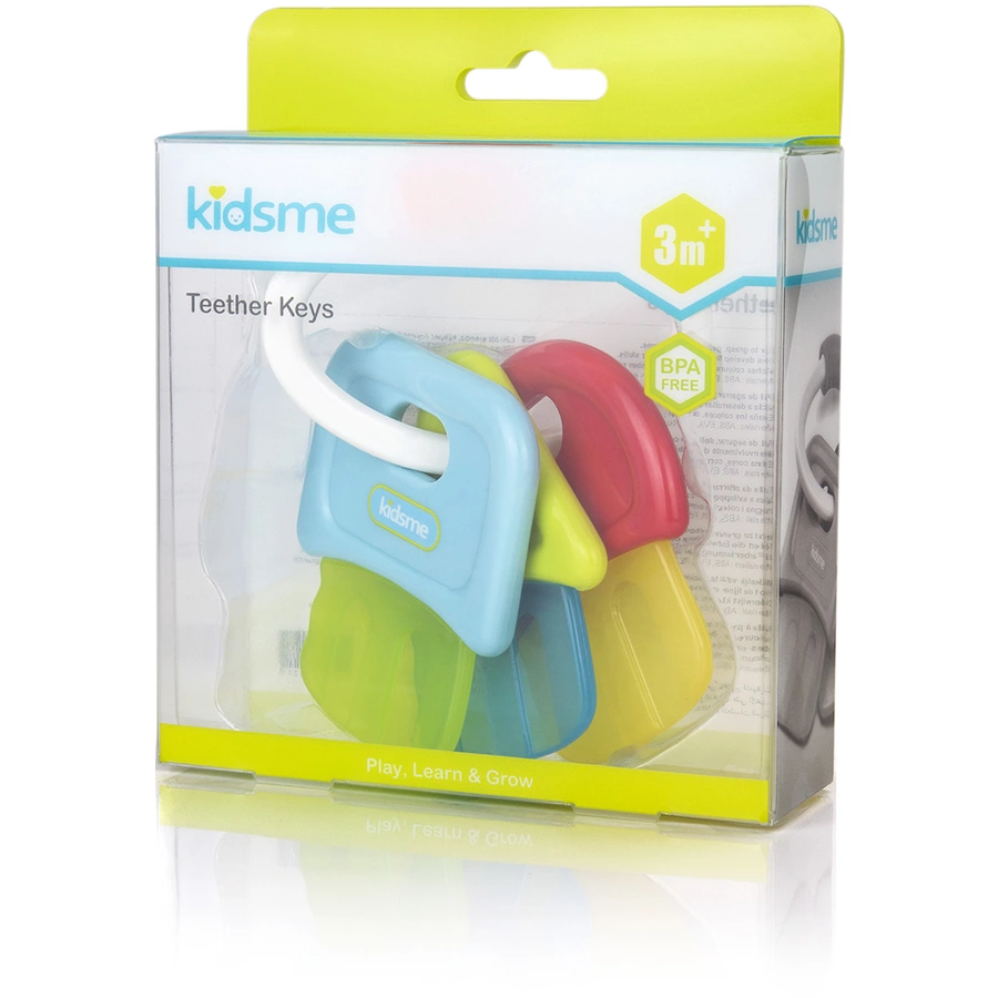 kidsme Beißring Schlüssel, bunt