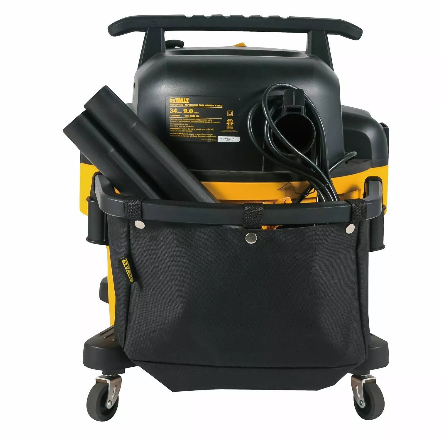 DeWALT DXV34P-QT Stille Stofzuiger - Nat/Droog - 950W - 34L