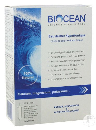 Energetica Natura BiOcean Eau De Mer Hypertonique Ampoules 30x10ml