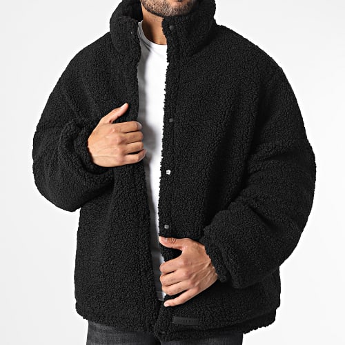 Veste Fourrure Réversible M33472MOW Noir