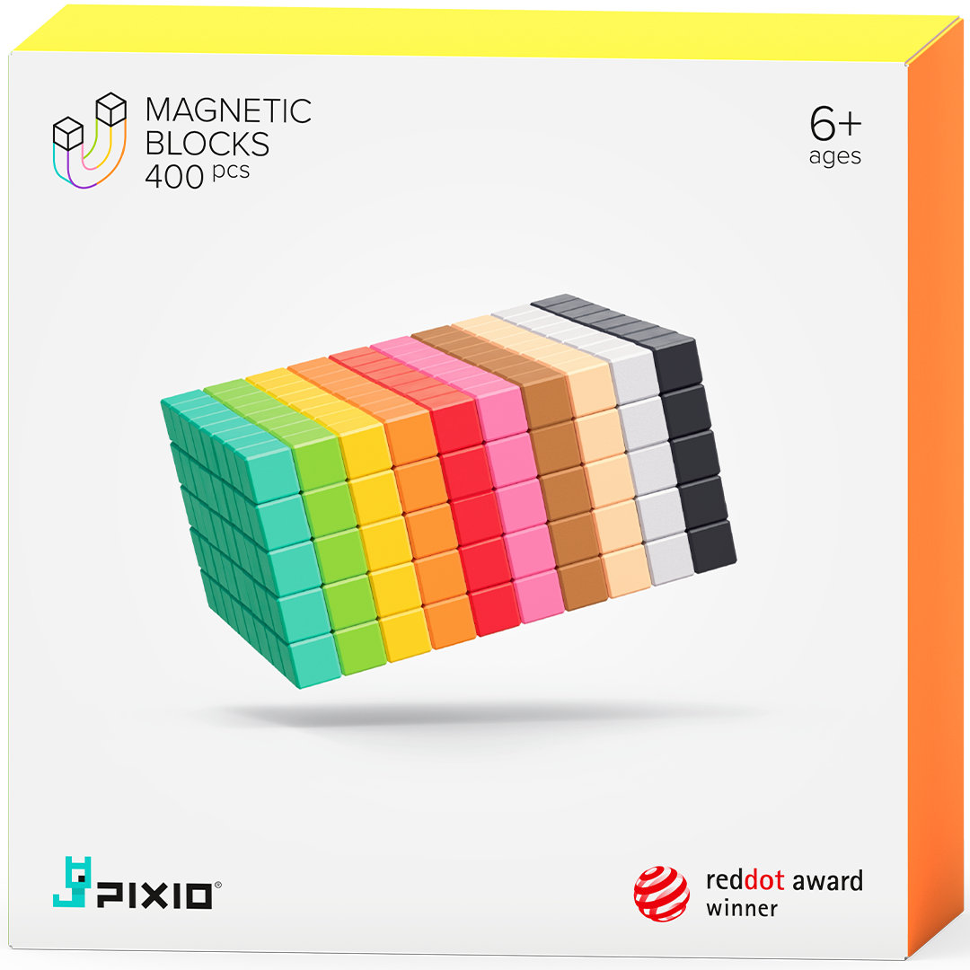 Pixio magnetische blokjes – 400st