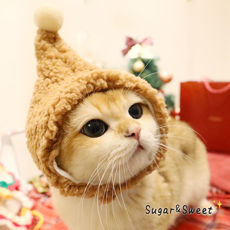 tanvtim - Animal Ear Chenille Pet Hat (verschillende ontwerpen)