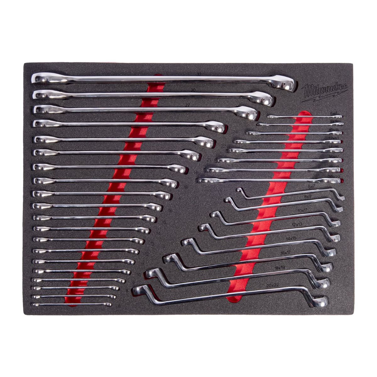 Milwaukee TOOLGUARD™ Gevulde stalen gereedschapswagen rood 69cm automotive 337-delig - 4932500754