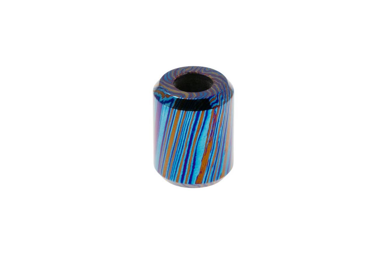 Big Idea Design Lanyard Bead DAM-BEAD-TI Titanium Damascus, bead