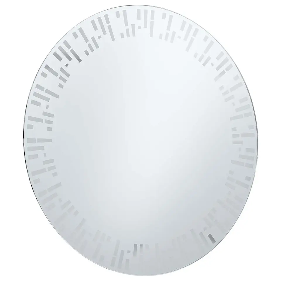vidaXL - Badkamerspiegel - Zilver - Aluminium - 70 cm