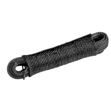 Giardino waslijnkabel zwart 3,8 mm 30 m lang