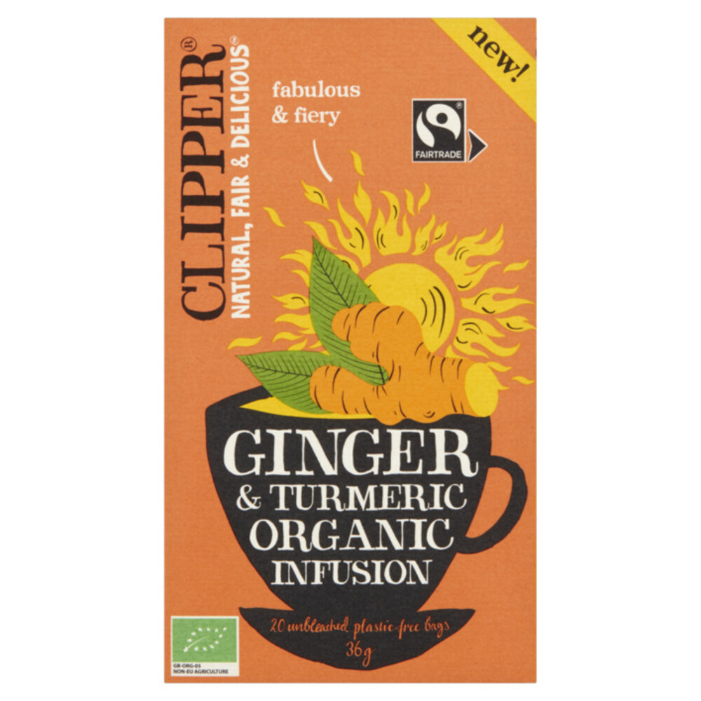 Clipper Thee Ginger & Tumeric20 stuks