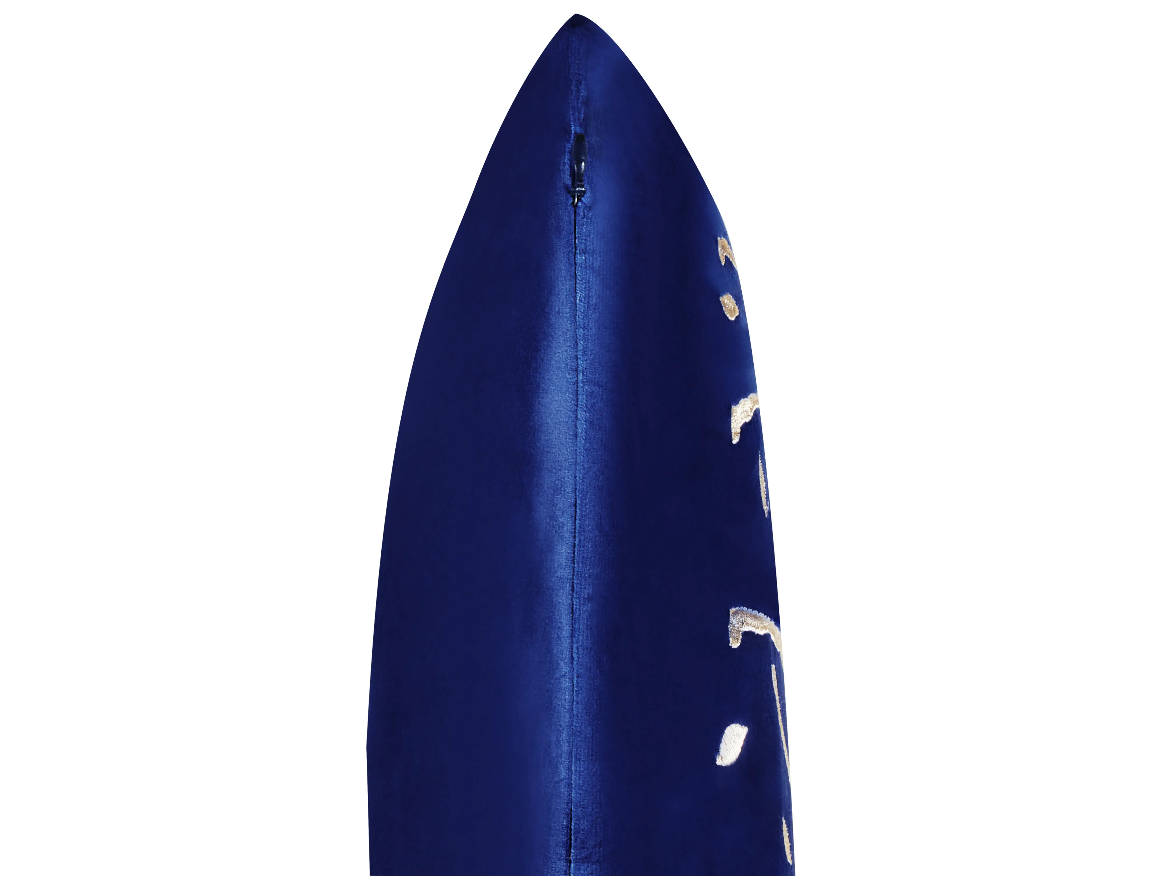 Set van 2 sierkussens MERINGUE Fluweel 45 x 45 cm Donkerblauw kerstmotief
