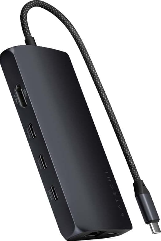 Satechi USB-C 8K Ethernet V3 Multiport USB-hub (Midnight)