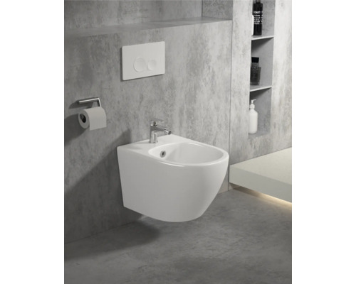 Jungborn bidet FOUR wandcloset, glanzend wit, ongecoat