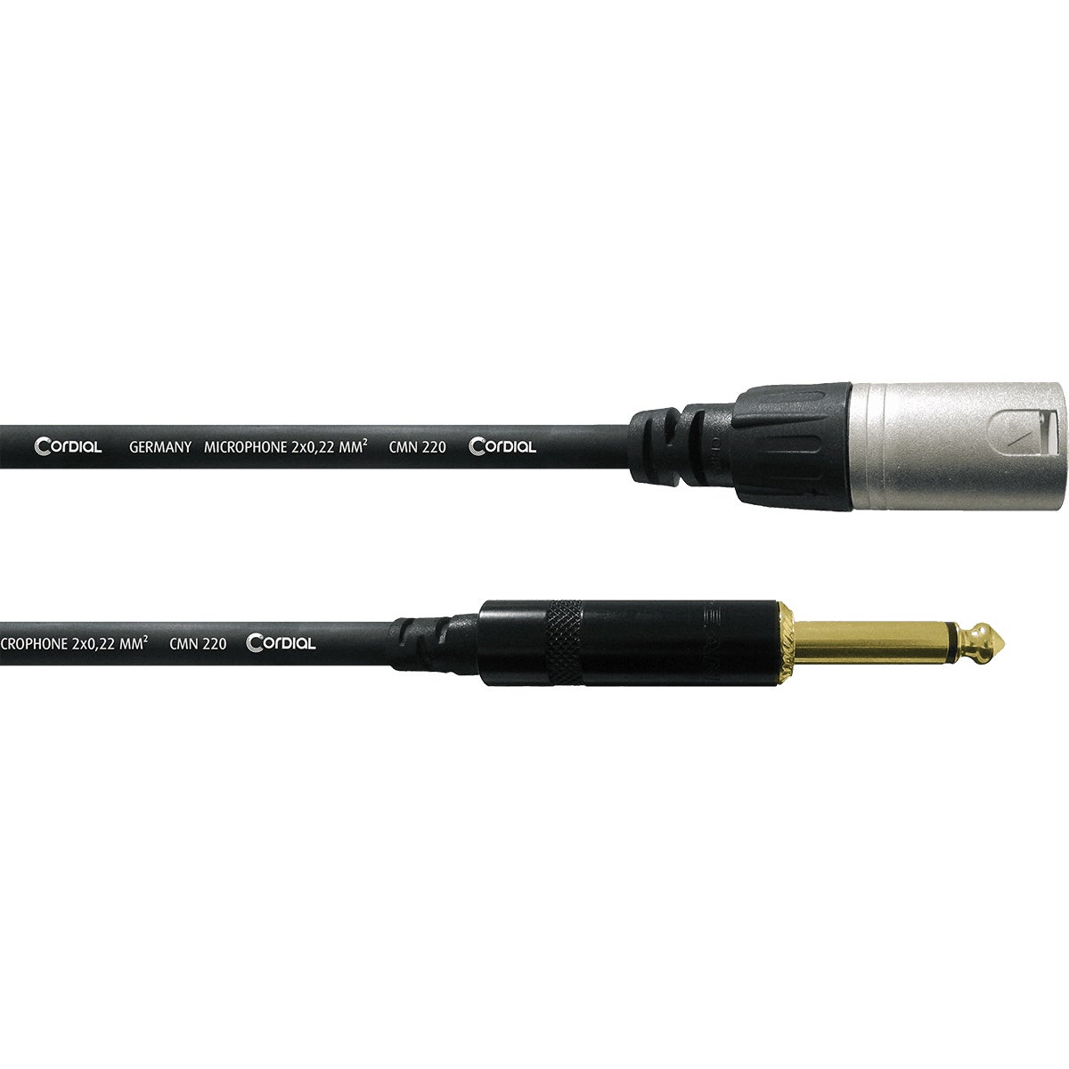 Cordial CCM7.5MP Intro microfoonkabel XLR male - 6.3 mm TS jack 7.5m