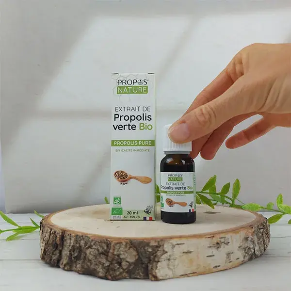 Extrato de Própolis Verde Orgânica da Propos Nature Apitherapy, proveniente do Paraná, 20ml