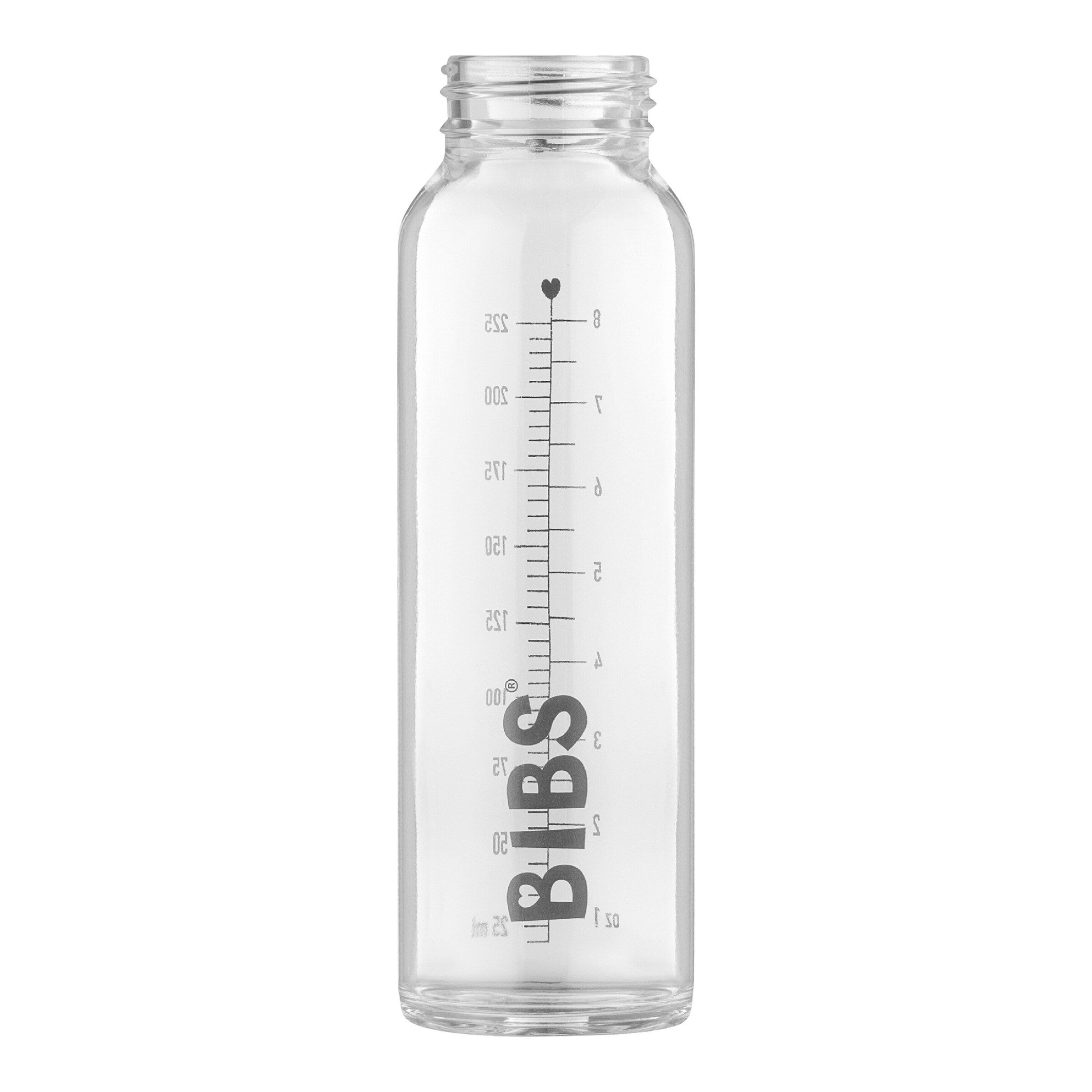 BIBS Babyflasche aus Glas, 225 ml, 3M+ grün