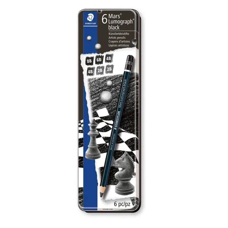 STAEDTLER® Bleistift Mars® Lumograph® black 6 Stück
