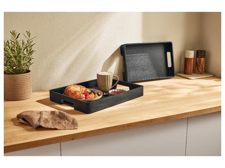 Set bamboe dienbladen