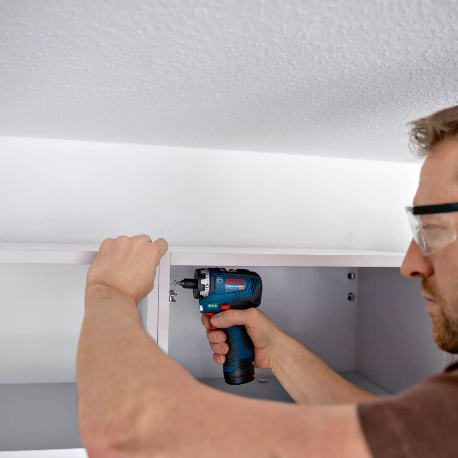 Bosch GSR 12V-35 HX Solo 12V Li-Ion accu boor-/schroefmachine set (2x 3Ah accu) in L-Boxx - koolborstelloos