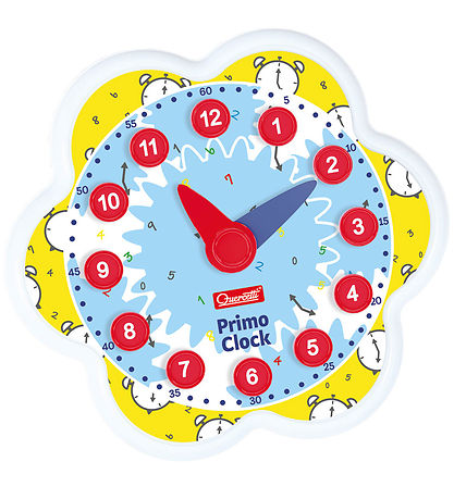 Quercetti Spielzeuguhr - Lernen Sie die Uhr - Play Montessori -