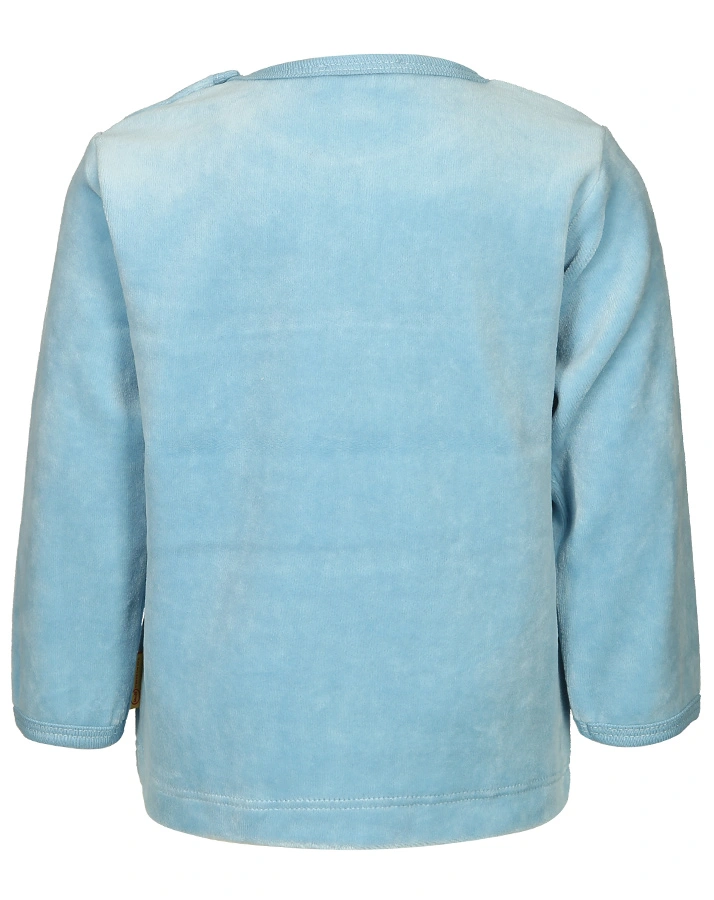 Nicki-Sweatshirt BASIC in hellblau