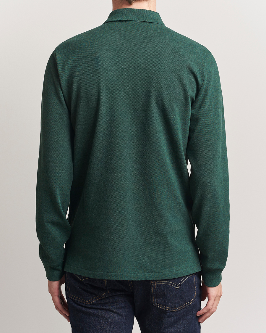 Polo Ralph Lauren Custom Slim Fit Long Sleeve Polo Scotch Pine Heather