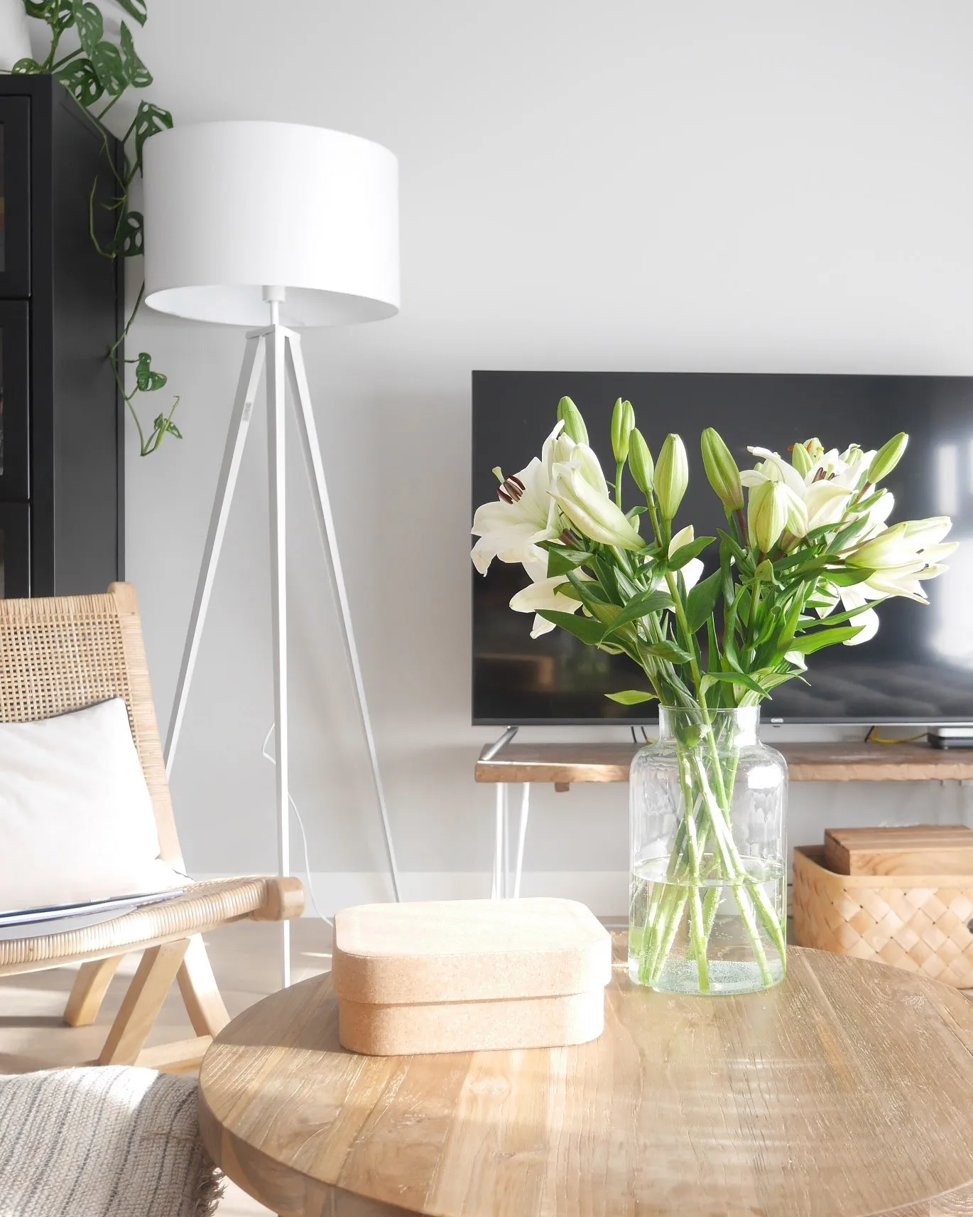 Staande lamp STILETTO Metaal Wit