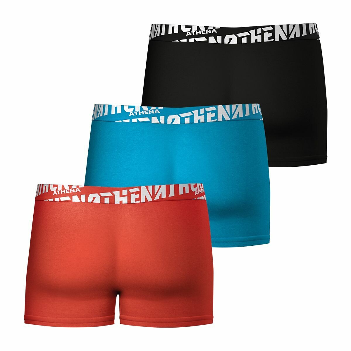 ATHENA<br>Conjunto de 3 cuecas boxer Easy Sport lisas