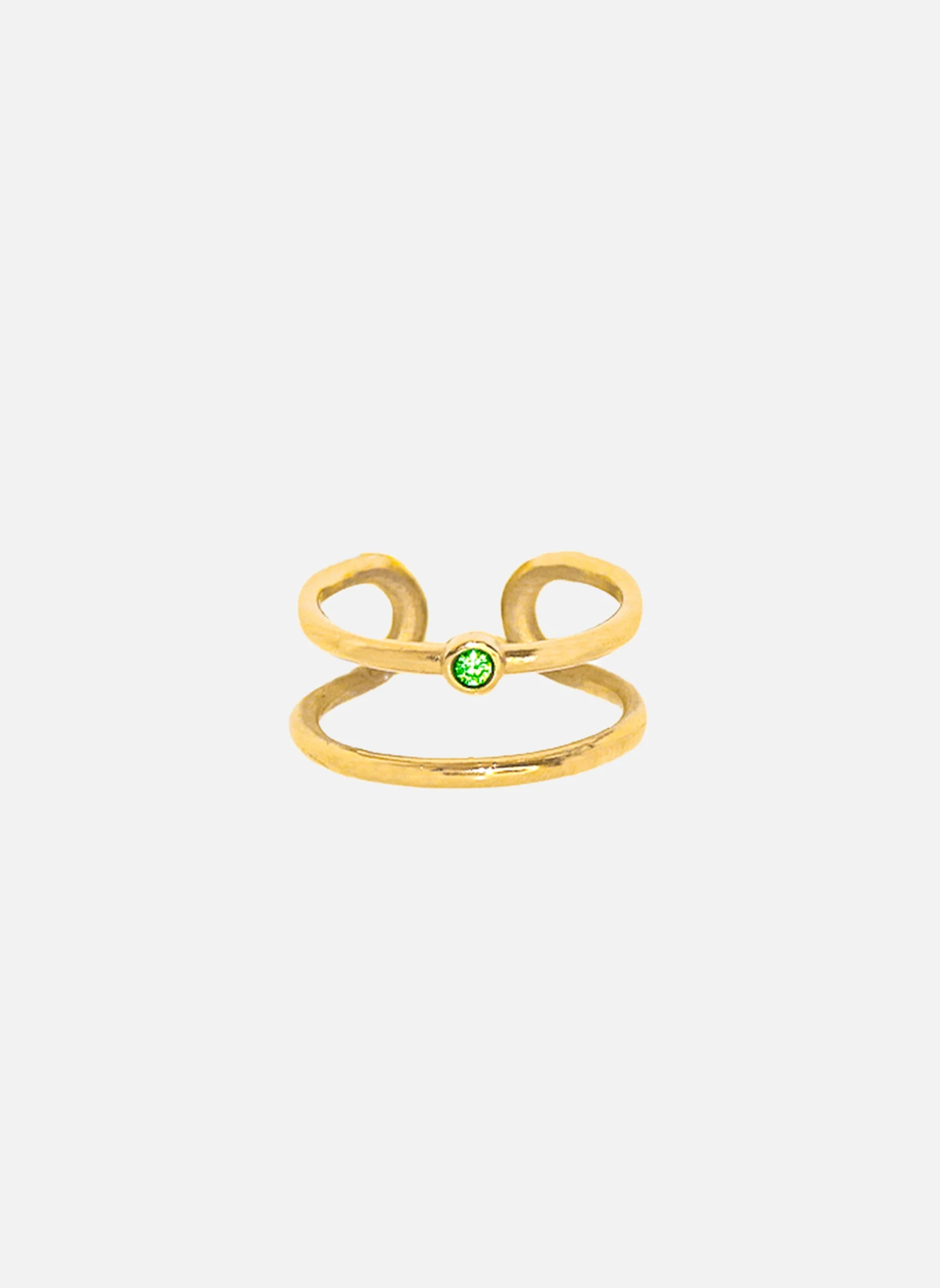 MERCURE - Bague fine mercure | Vert