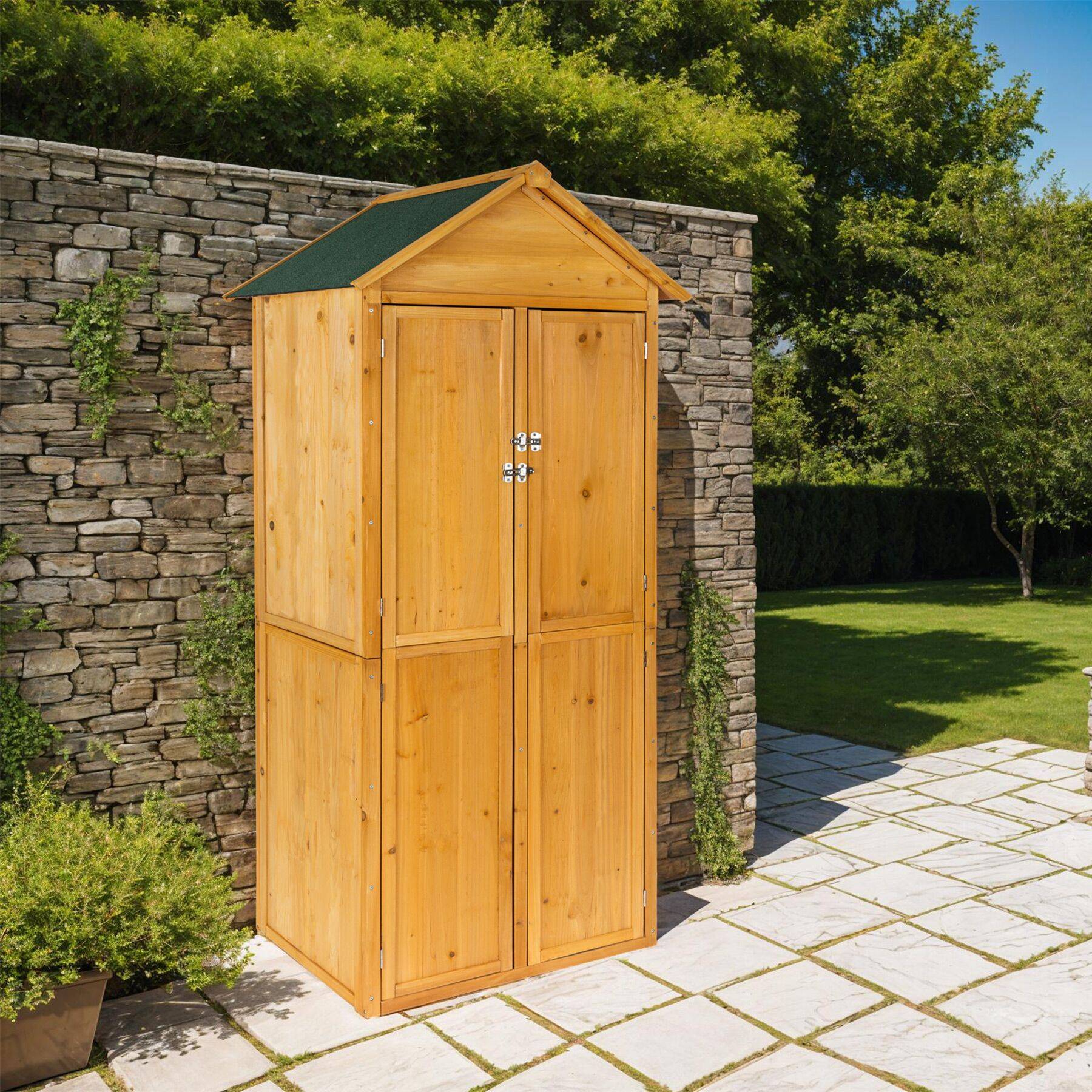 Gartenschrank mit Satteldach Kadi