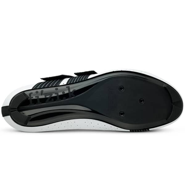 Chaussure vélo route FIZIK TEMPO POWERSTRAP R5 WHITE/BLACK