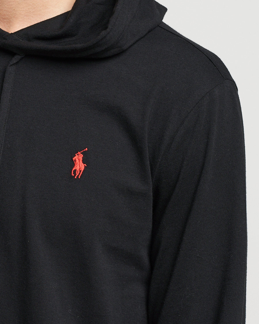 Polo Ralph Lauren Long Sleeve Hooded T-Shirt Polo Black