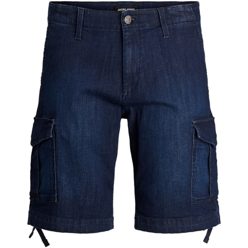 Jack & Jones - 12183616 JJICHARLIE JJCARGO SHORTS AKM 731 Blue Denim Azul