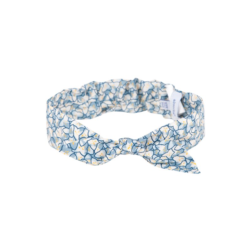 Bandeau bleu imprimé Liberty fleuri bébé fille Absorba Aucune nuance