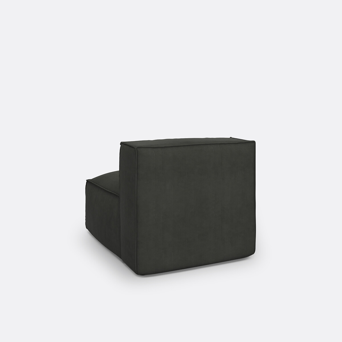 LA REDOUTE INTERIEURS<br>Sofá modular canelado de veludo, Seven