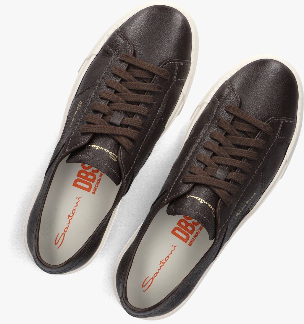bruine santoni lage sneakers 21967