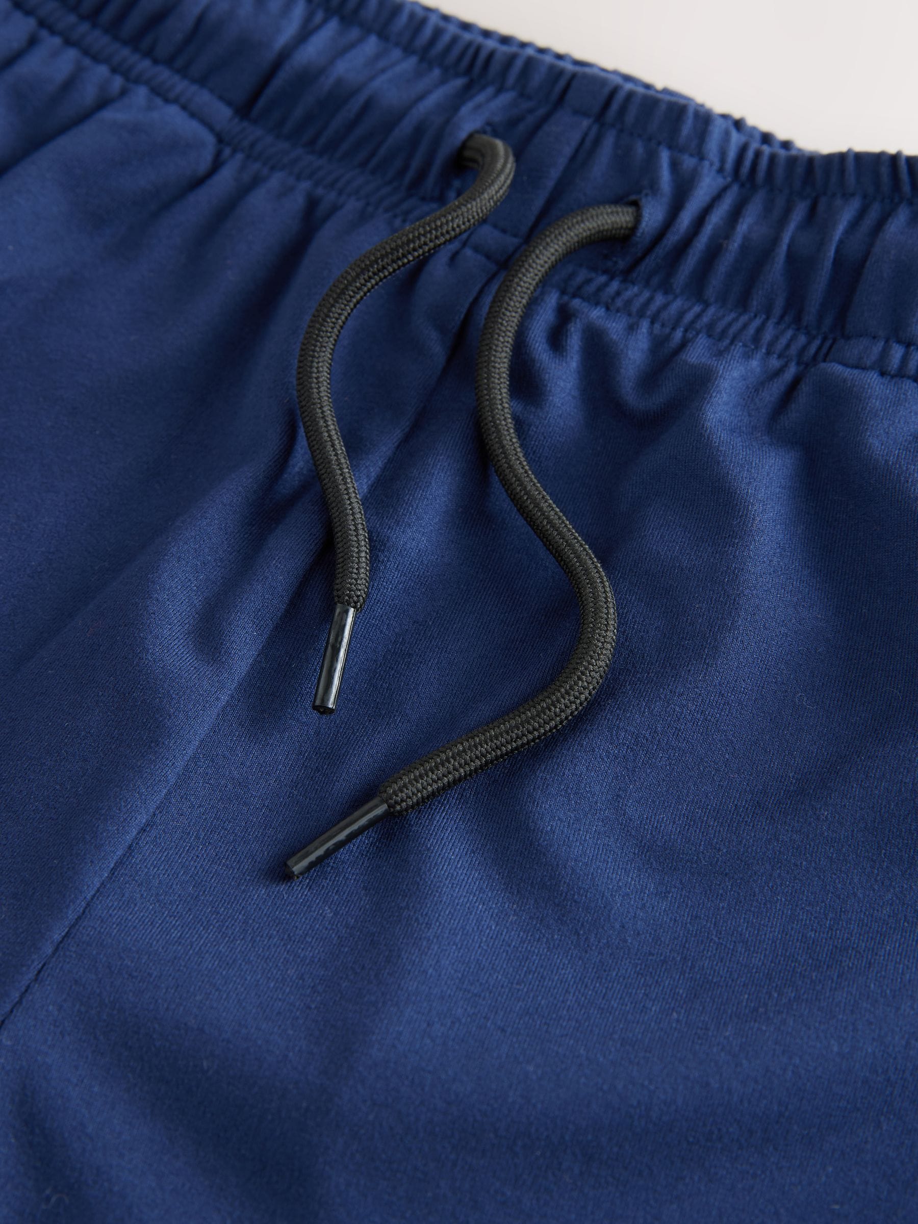 Donkerblauw - Lichtgewicht sportshorts (3-16jr)