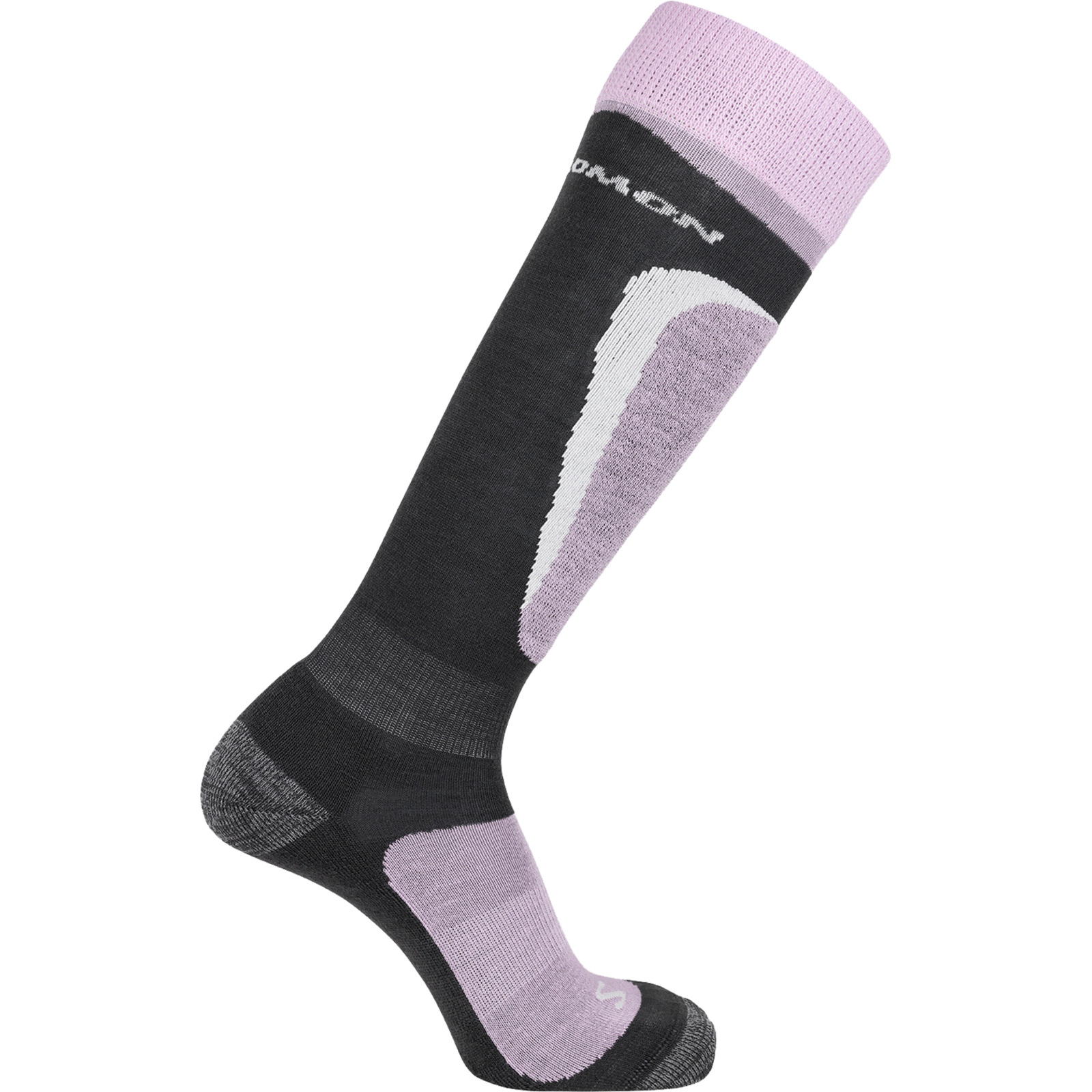 Salomon Unisex-Skisocken Focus, 2 Paar 42-44, lila