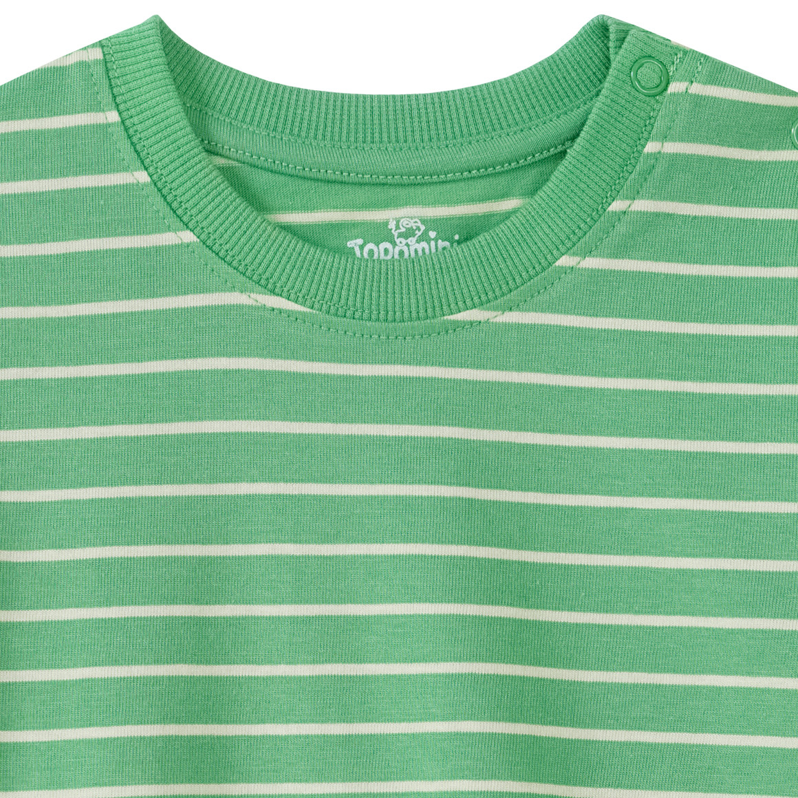 Topomini Baby T-Shirt mit Dino-Motiven grün