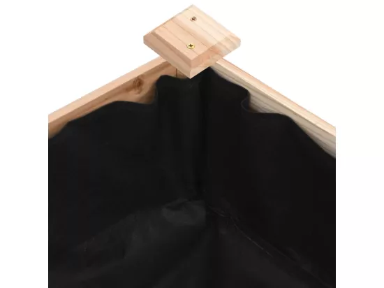 Jardinière bac lit surélevé bois marron 240 x 45 x 25 cm 02_0039843
