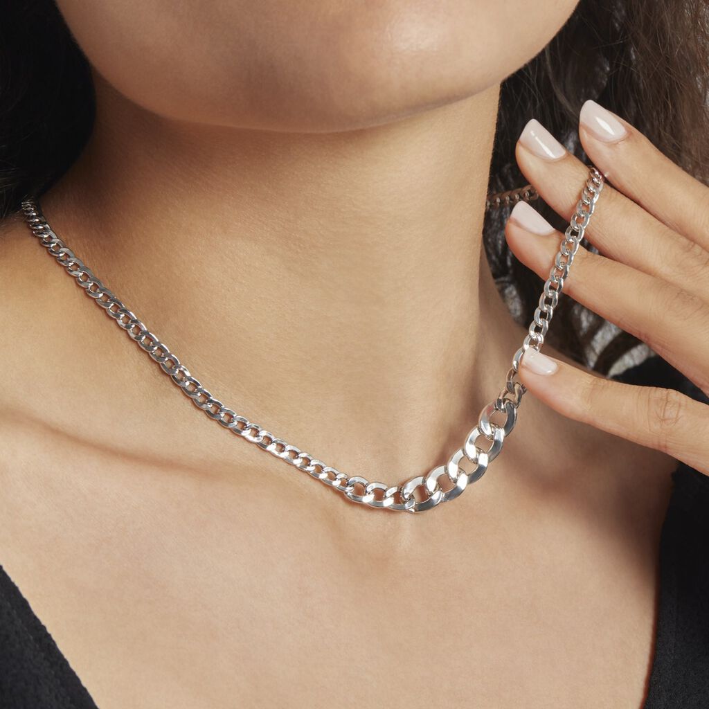 Collier Argent Blanc Quintila