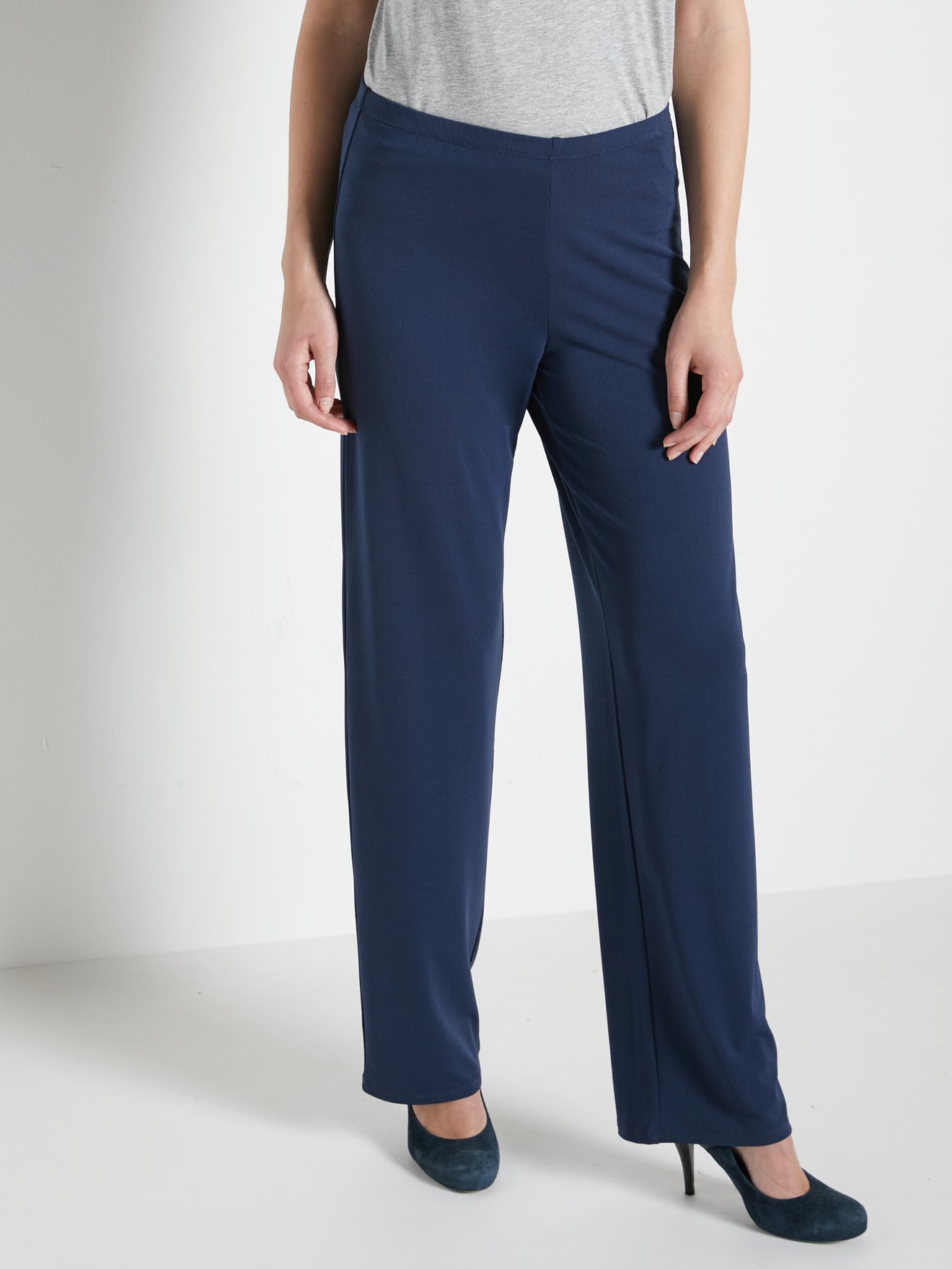 Pantalon entièrement élastiqué en maille