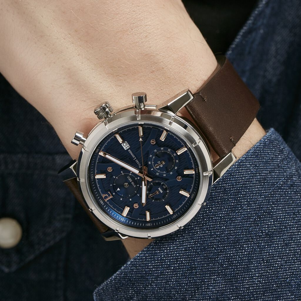 Montre Pierre Lannier Criterium Bleu