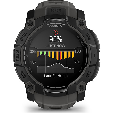 Garmin Instinct 3 Amoled smartwatch - sort