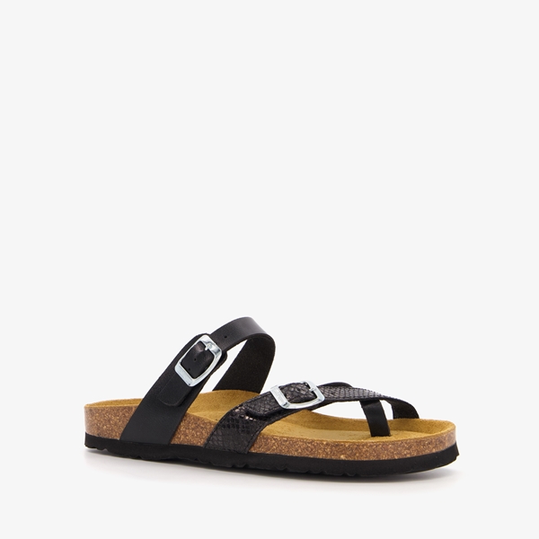 Hush Puppies dames bio slippers met croco details