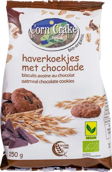 Haverkoekjes met chocolade