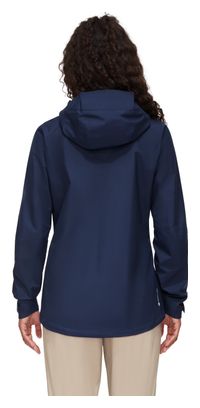 Veste Imperméable Femme Mammut Convey Tour Bleu Marine