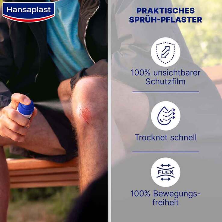 Hansaplast Zweite Haut Schutz Sprüh-Pflaster, 40 ml